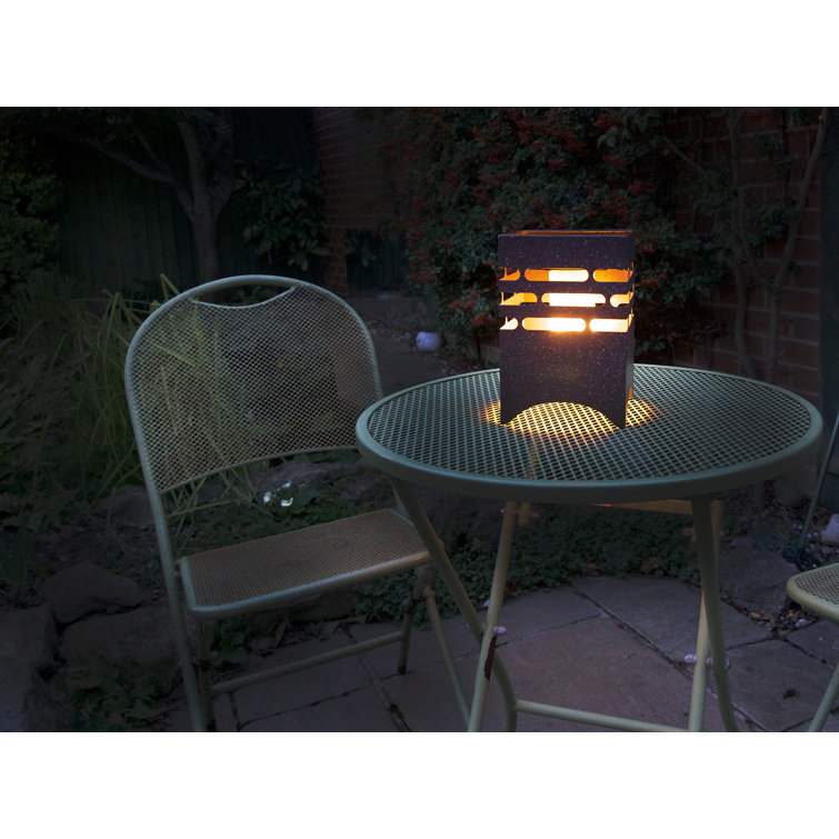 Freeport Park Mcgee Brown 24Cm Solar Powered Integrated LED Outdoor